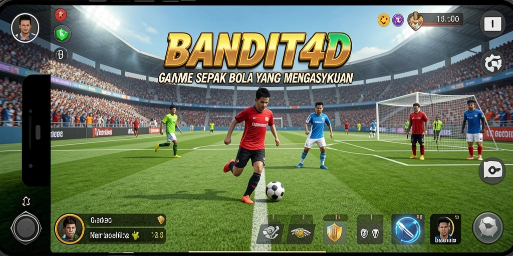 Tampilan gameplay yang mendebarkan dari BANDIT4D.
