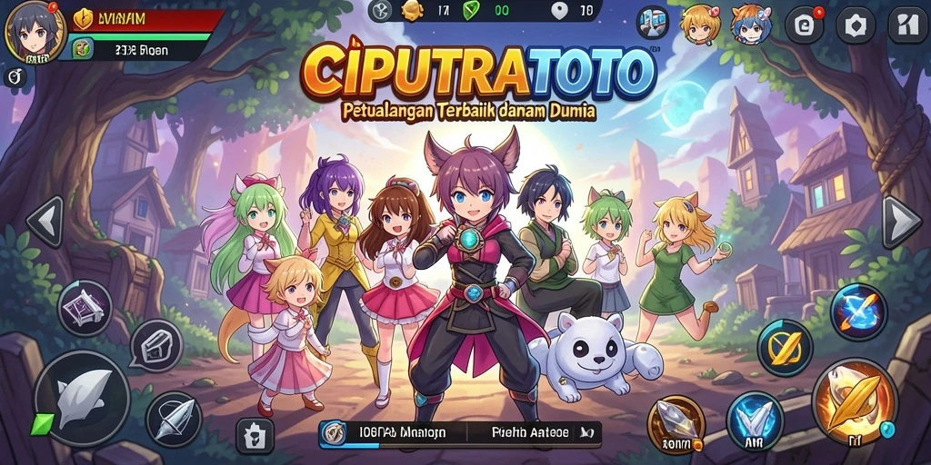 Screenshot utama gameplay Anime di CIPUTRATOTO yang menarik.