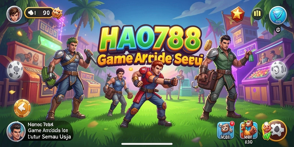 Tangkapan layar HAO788 menampilkan gameplay seru dan penuh warna di level yang menarik.