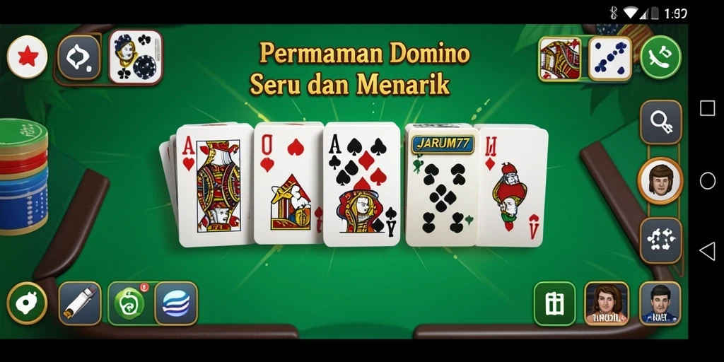 Tampilan gameplay JARUM77 yang mendebarkan dan penuh strategi.