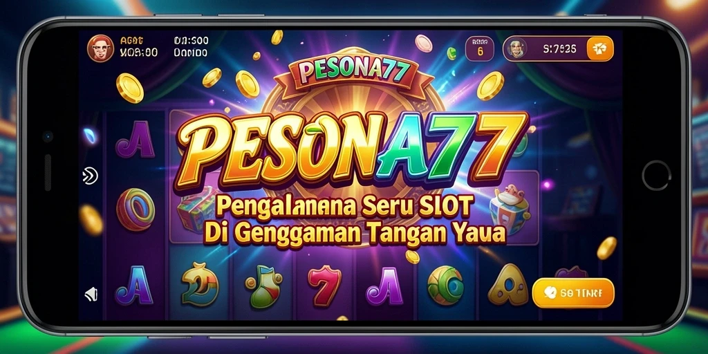 Screenshot utama PESONA77 menampilkan gameplay seru dari permainan Slot.