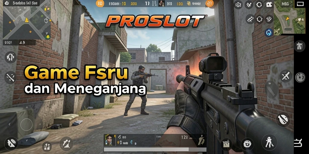 Tangkapan layar dari gameplay PROSLOT yang intens dan penuh aksi.