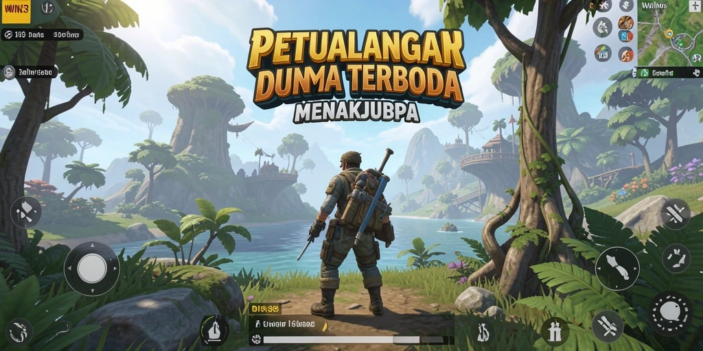 Tampilan gameplay yang seru dalam dunia terbuka WIN33.